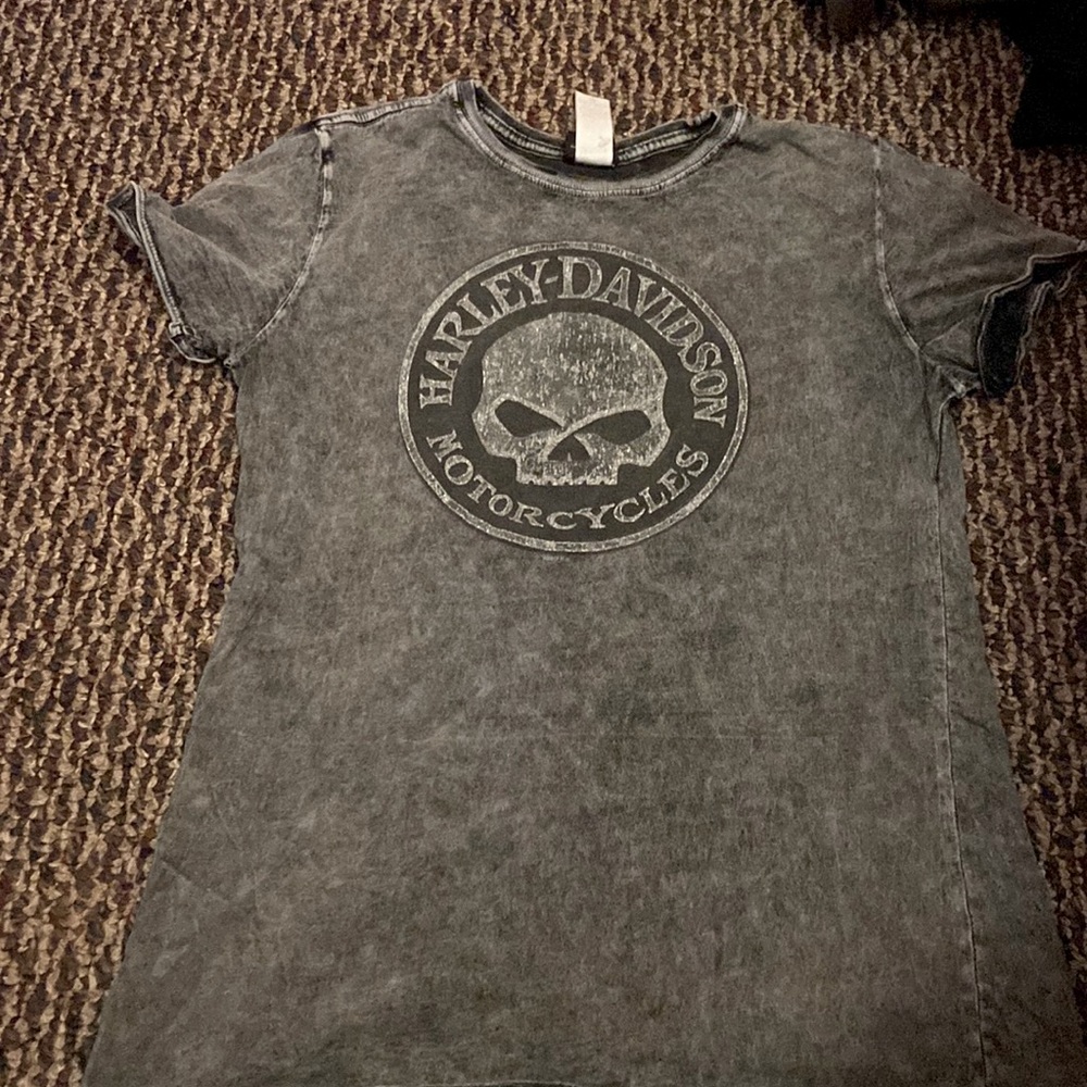 HARLEY DAVIDSON Glitter Skull Top